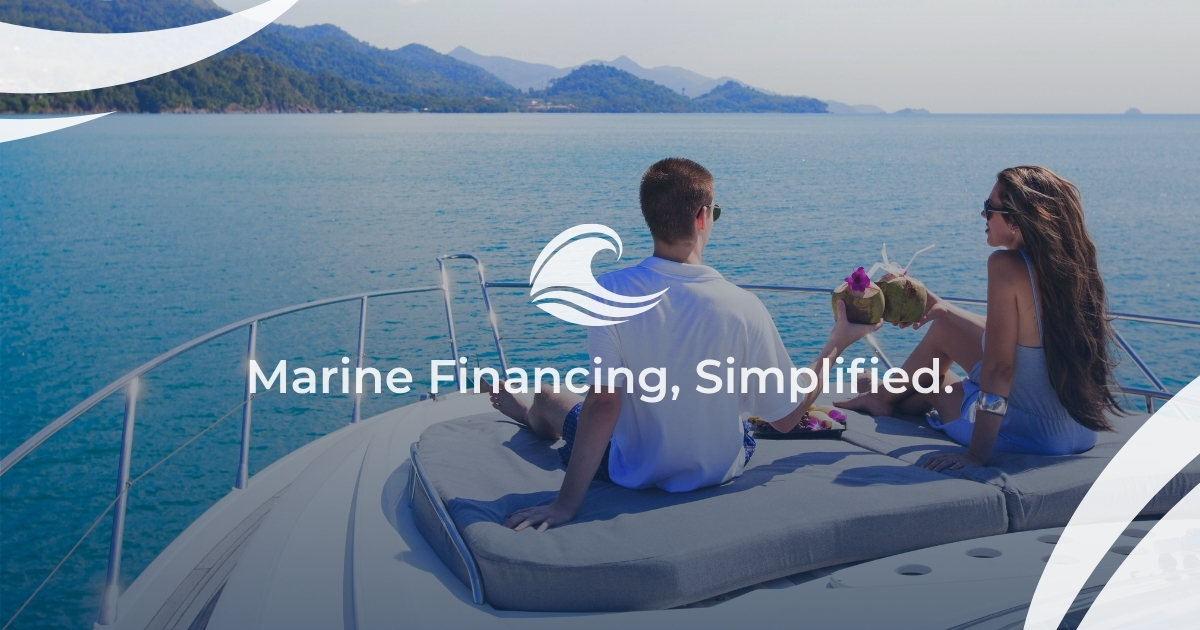 Two people relaxing on a boat